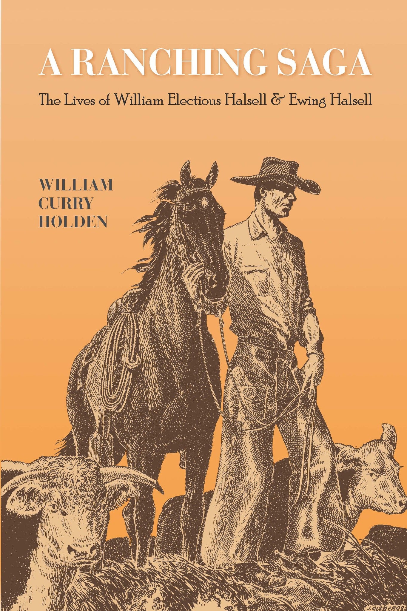 Cover image for A Ranching Saga ISBN 9781595348258
